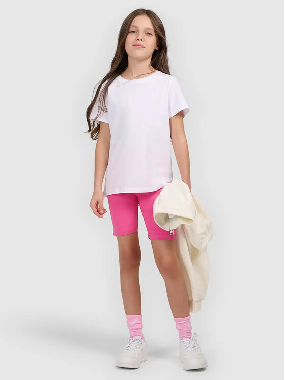 4F 4F Legginsy 4FJWSS26TSTIF028 Różowy ciemny