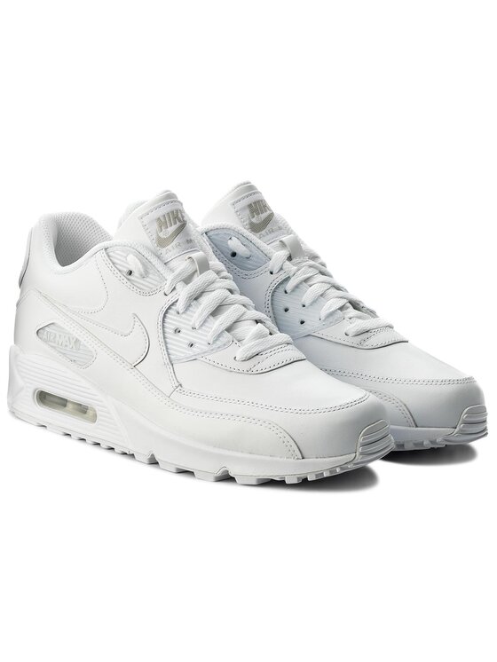 Nike Nike Sneakers Air Max 90 Leather 302519 113 Bianco