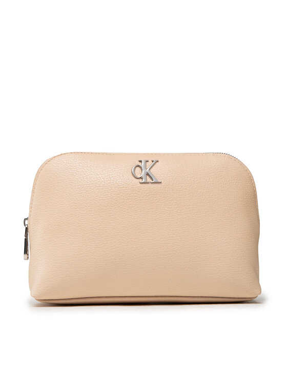 Calvin Klein Jeans Calvin Klein Jeans Kosmeetikakott Minimal Monogram Make Up Bag K60K608403 Beež