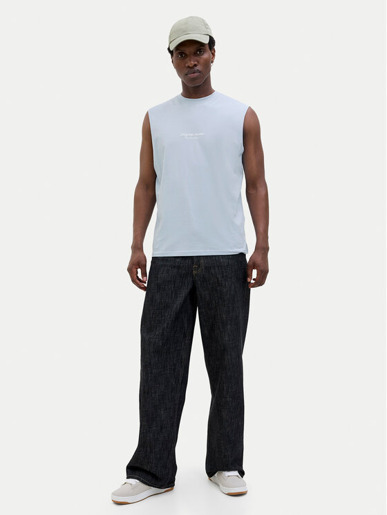 Jack&Jones Jack&Jones Tank top Vesterbro 12250430 Albastru celest Oversize
