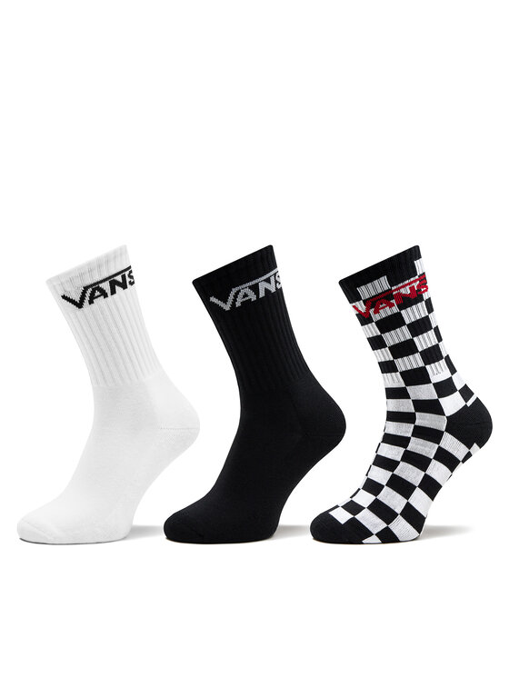 Vans Vans Súprava 3 párov vysokých pánskych ponožiek Classic Crew VN000F0XY281 Čierna