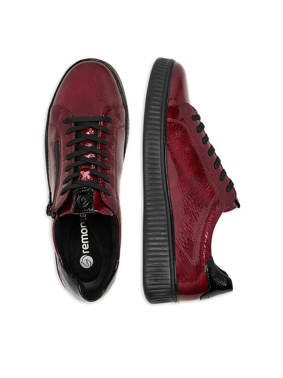 Remonte Remonte Sneakersy D2E01-33 Bordowy