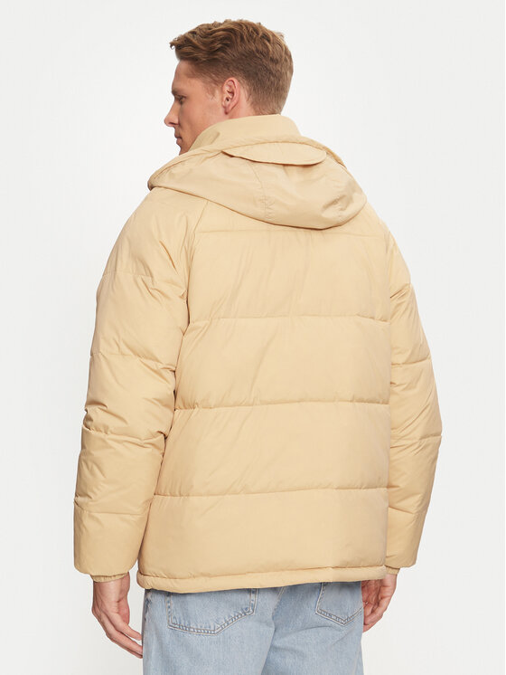 Tommy Jeans Tommy Jeans Зимно яке DM0DM20003 Бежов Relaxed Fit