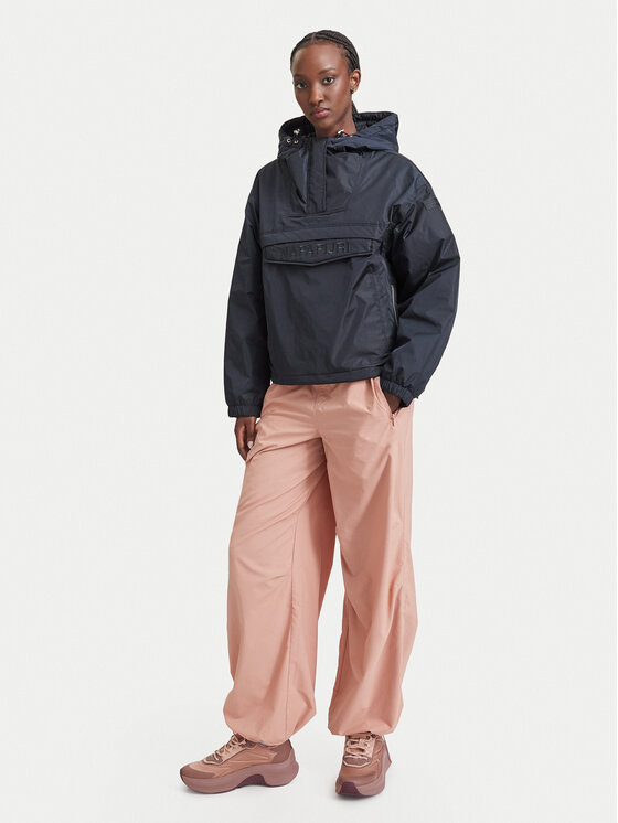 Napapijri Napapijri Übergangsjacke Rainforest Optique NP0A8AHA4001 Schwarz Oversize