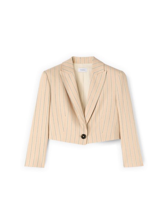 Motivi Motivi Giacca di transizione Q070Q001091N0R2 Crema Cropp Fit