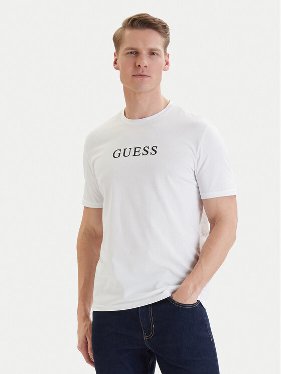 Guess Guess Póló szett U6GG04 KCAM1 Fehér Regular Fit