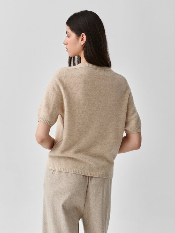 TATUUM TATUUM Sweter SEMITRI Beżowy Classic Fit