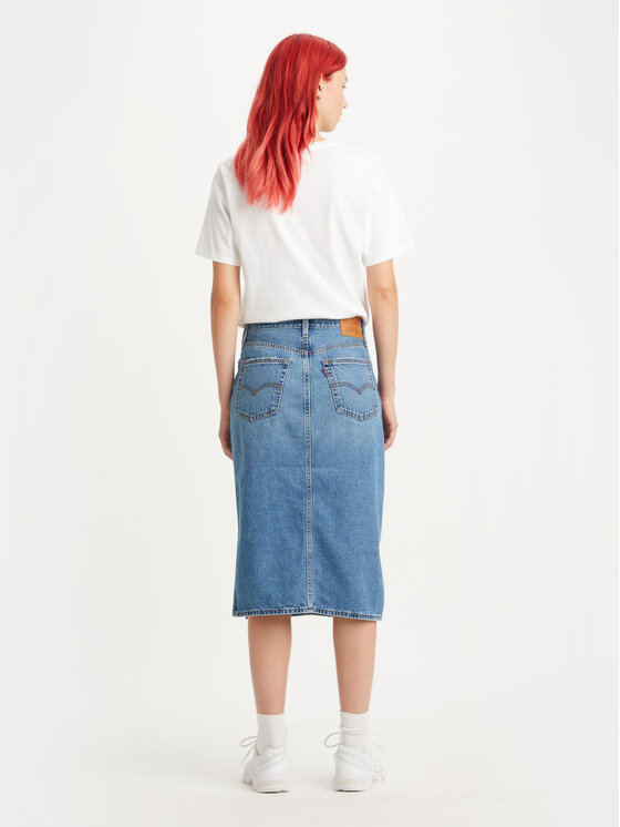 Levi's® Levi's® Fustă de blugi A47110000 Albastru Regular Fit