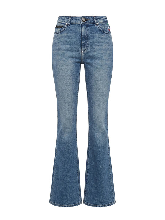 PHILIPP PLEIN PHILIPP PLEIN Jeansy 31779 Niebieski jasny Flare Fit