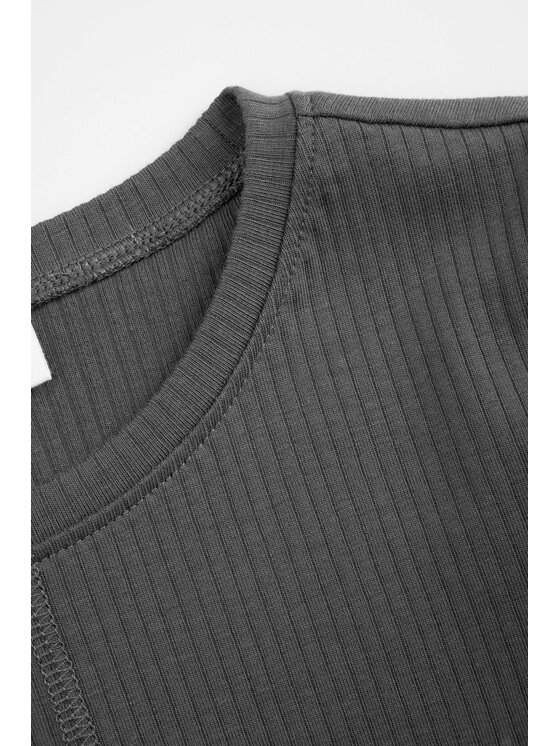 Coccodrillo Coccodrillo Longsleeve WC6143103HGJ-020 Szary Regular Fit