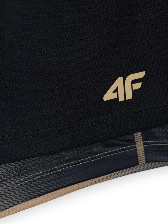4F 4F Szorty sportowe GOLDEN WARRIOR Czarny Regular Fit