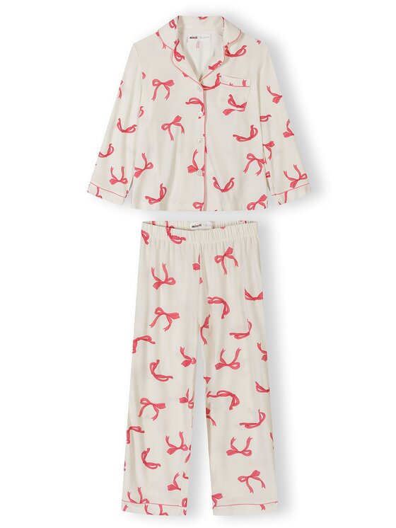 minoti minoti Piżama 30PJ151 Biały Regular Fit