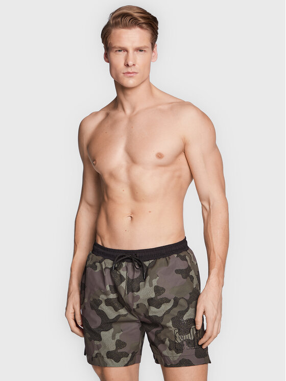 Pantaloncini da bagno NBA 4.0 Trunk 50478629 Verde...
