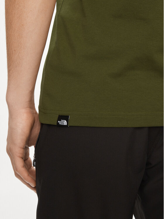 The North Face The North Face T-shirt Simple Dome NF0A87NG Zelena Regular Fit
