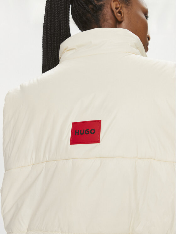 HUGO HUGO Bezrękawnik Felere-1 50495720 Beżowy Relaxed Fit