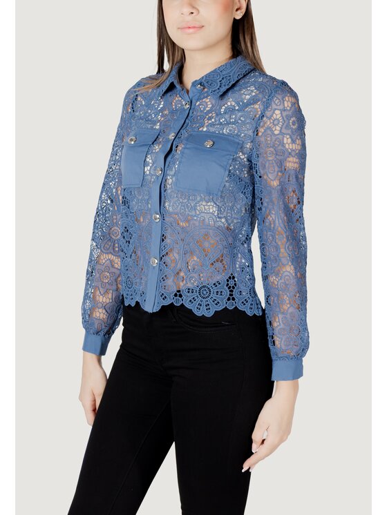Morgan De Toi Morgan De Toi Blusa 251-CIVI Blu Casual Fit