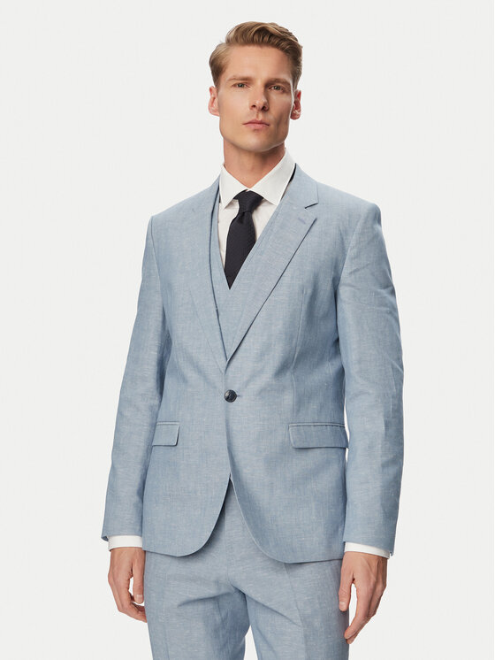 HUGO HUGO Костюм Arti/Hesten242V1X 50559671 Светлосин Extra Slim Fit