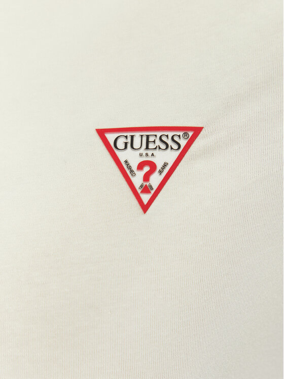 Guess Guess T-särk W2YI44 J1314 Kollane Slim Fit
