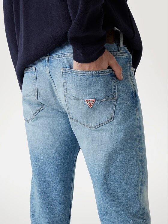 Guess Guess Jeansy 172897 Modrá Slim Fit