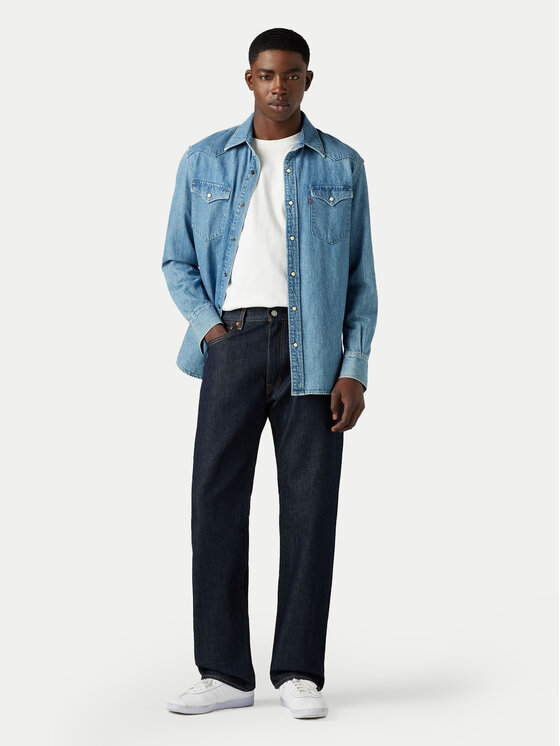 Levi's® Levi's® Jeans hlače 555™ 000LO-0000 Mornarsko modra Loose Fit