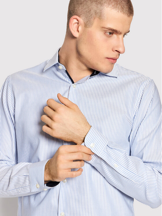 Selected Homme Selected Homme Košulja New Mark 16058640 Svijetloplava Slim Fit