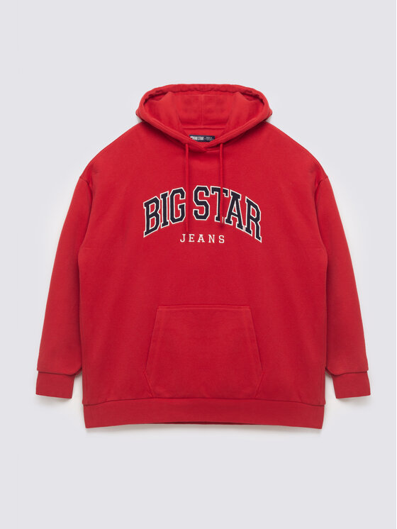 BIG STAR BIG STAR Bluza RUBIALSSA Czerwony Basic Fit