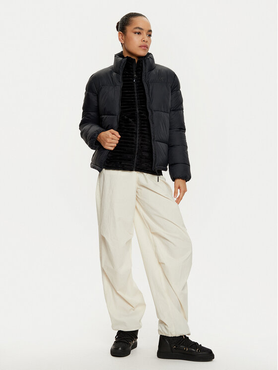 4F 4F Kurtka zimowa 4FWAW24TDJAF469 Czarny Regular Fit