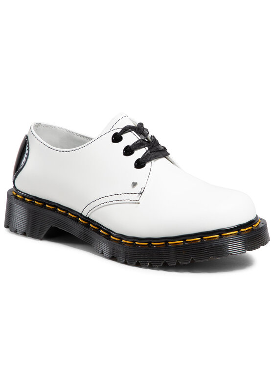 Dr. Martens Chaussures Rangers 1461 Hearts 26682100 Blanc Modivo