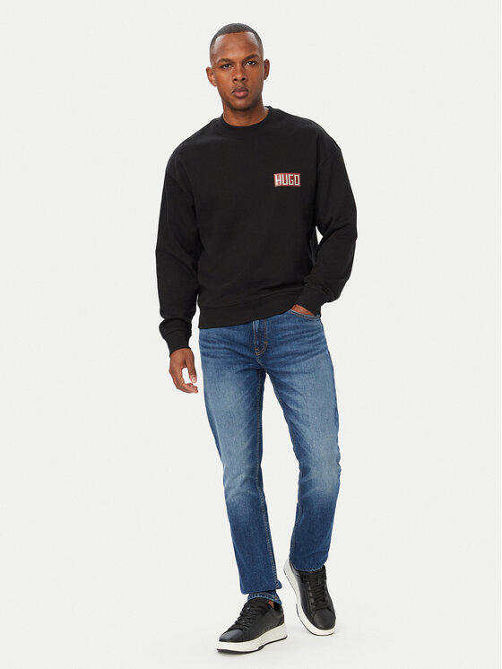HUGO HUGO Sweatshirt Durec 50566074 Schwarz Relaxed Fit