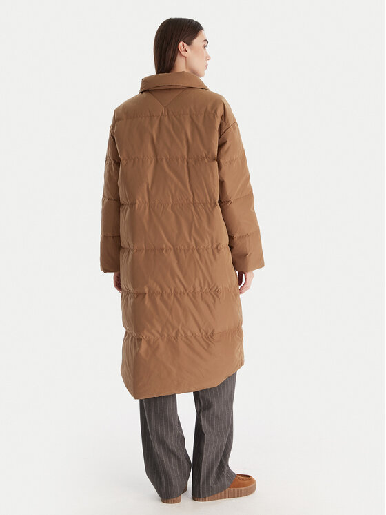 Tommy Hilfiger Tommy Hilfiger Ziemas mētelis WW0WW47279 Bēšs Relaxed Fit