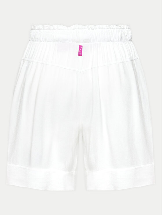 Deha Deha Bermude A00637 Alb Regular Fit