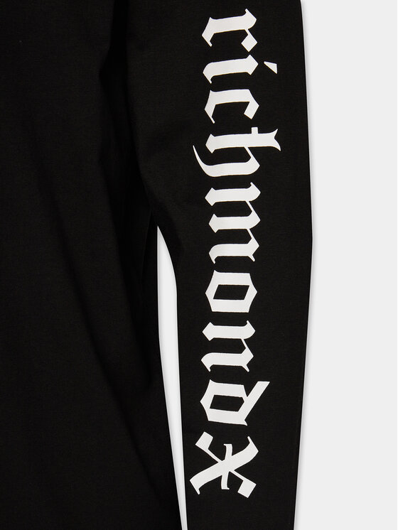 Richmond X Richmond X S dlhými rukávmi Hairiti UMP24139TS Čierna Regular Fit