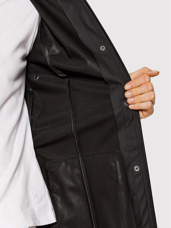 Rains Rains Geacă de ploaie 18130 Negru Regular Fit