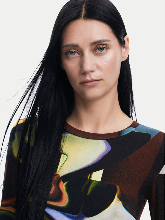 Desigual Desigual Halenka Dreamy 24WWTK47 Hnědá Slim Fit