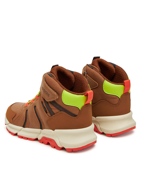 Geox Geox Šnurovacia obuv J Flexyper Plus J56LCC 0FUME C0616 D Hnedá