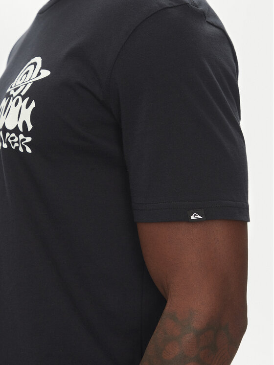 Quiksilver Quiksilver T-Shirt Ev Cosmic Vibrations Ss EQYZT08053 Czarny Regular Fit