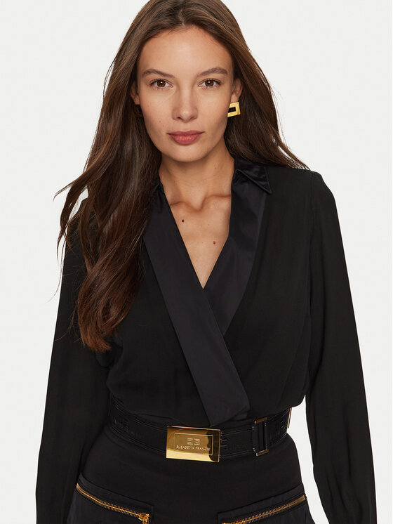 Elisabetta Franchi Elisabetta Franchi Coctailkleid AB-655-46E1 Schwarz Regular Fit