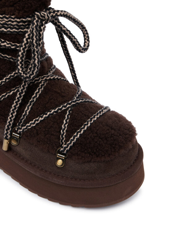 Mou Mou Stivali da neve Mini Eskimo FW681014M Marrone scuro