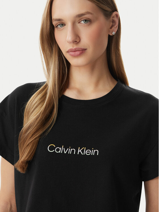 Calvin Klein Underwear Calvin Klein Underwear Marškinėliai LV00QS7656 Juoda Boxy Fit