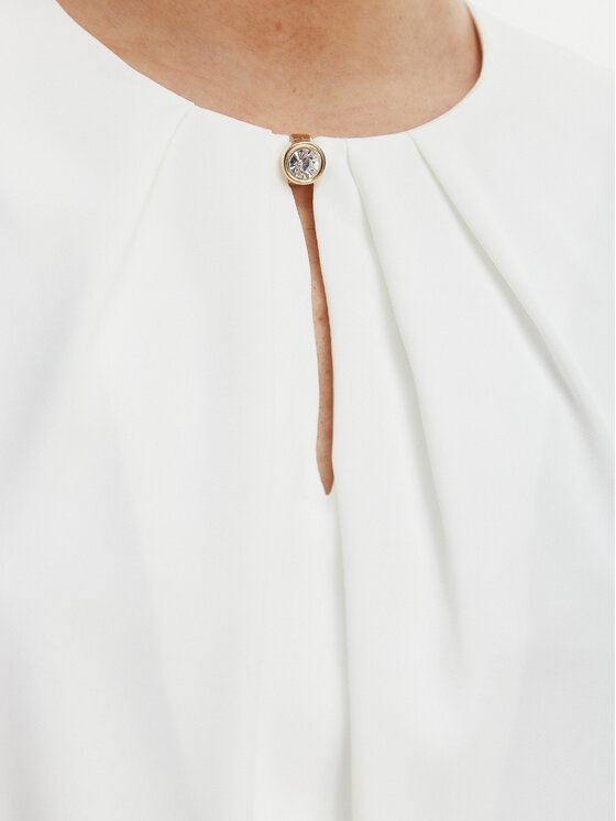 Rinascimento Rinascimento Blusa CFC0127711003 Bianco Regular Fit