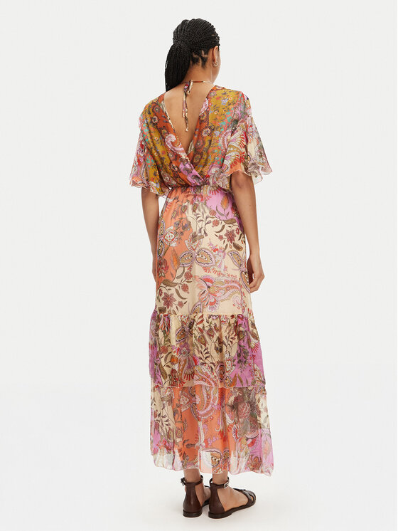 Dixie Dixie Poletna obleka A207W043A Pisana Regular Fit