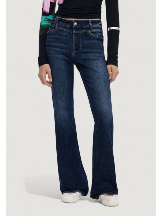 Desigual Desigual Τζιν DENIM_FLAIRY Μπλε Boot Fit