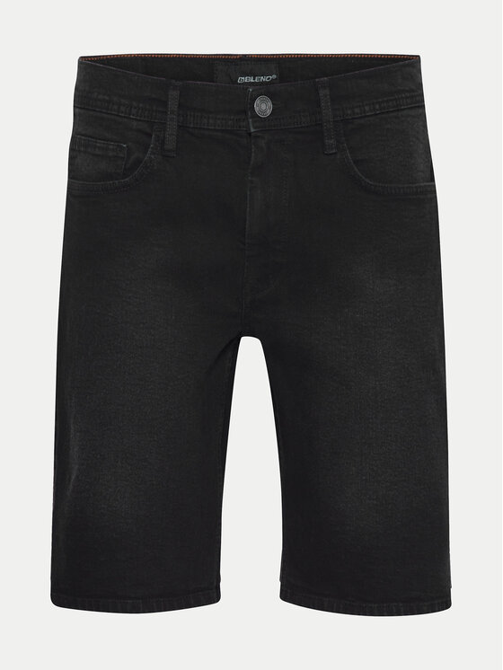 Blend Blend Džínové šortky 20716686 Černá Slim Fit