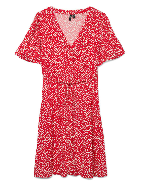 Vero Moda Vero Moda Літня сукня Alba 10292845 Червоний Regular Fit