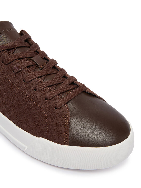 Tommy Hilfiger Tommy Hilfiger Sneakers Th Court Lth Mix Monogram FM0FM06082 Braun