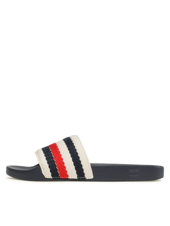 Tommy Hilfiger Tommy Hilfiger Šlepetės Essential Pool Slide FW0FW07151 Écru