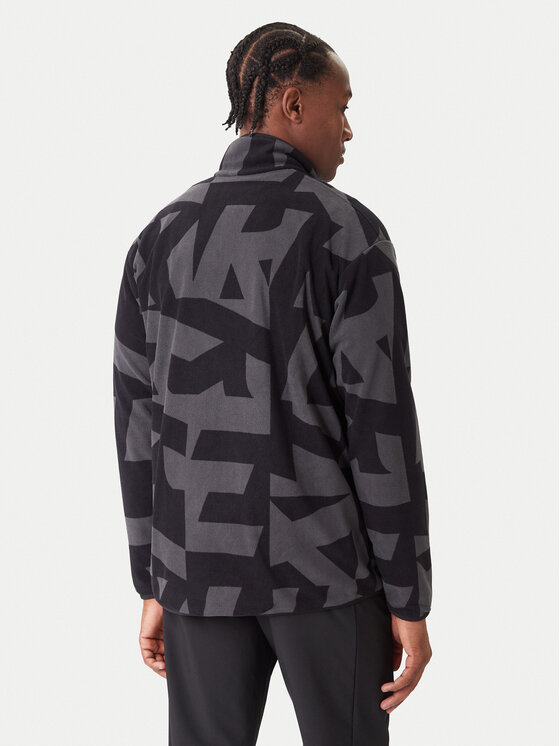 adidas adidas Fleecová mikina Terrex Multi Printed JY4814 Čierna Regular Fit