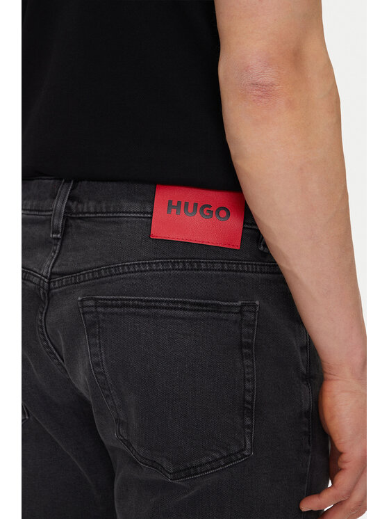 HUGO HUGO Джинси 50537680 Чорний Slim Fit