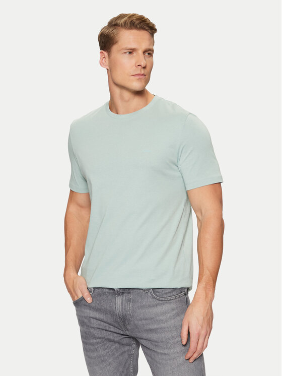 s.Oliver Maglietta a Maniche Lunghe da Uomo, Verde, M