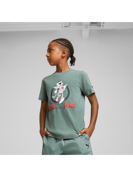 Puma Puma T-Shirt 629864 Zielony Regular Fit